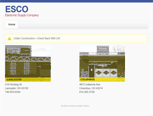 Tablet Screenshot of esco-ohio.com